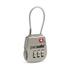 Pacsafe Prosafe 800 TSA Accepted 3-Dial Cable Lock Silver