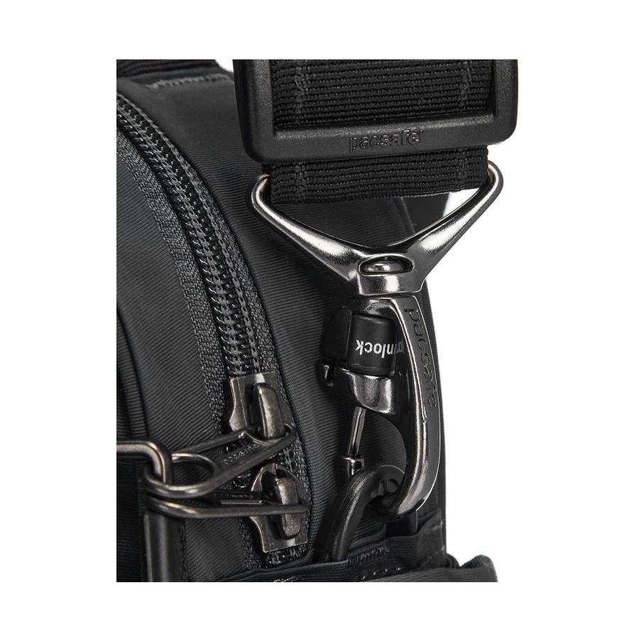 Pacsafe LS200 Anti-Theft Crossbody Bag Black Black