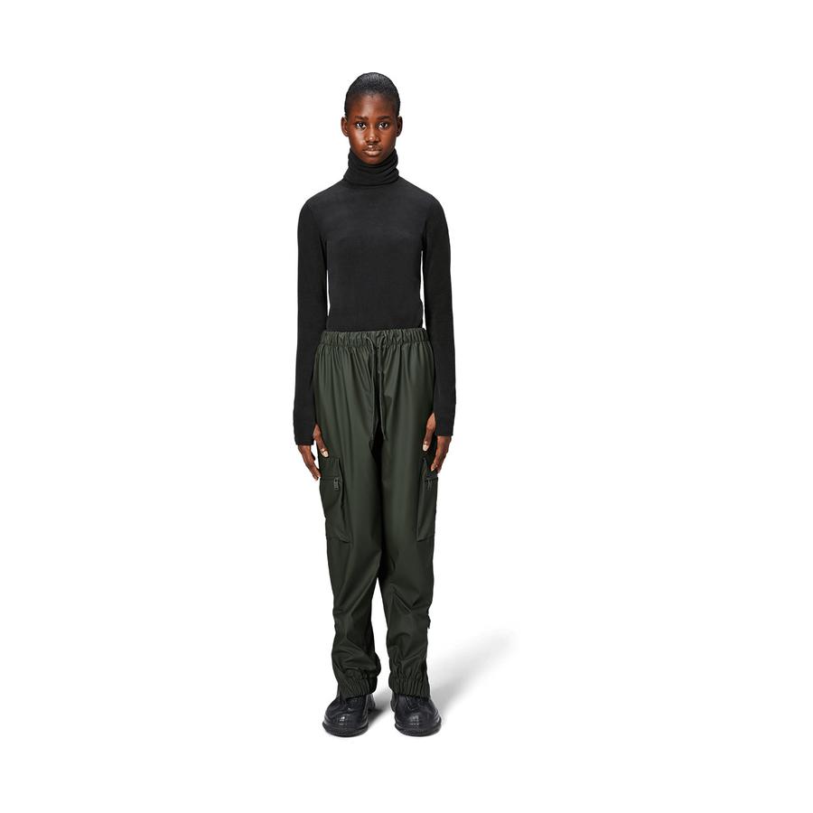 Rains Cargo Rain Pants Regular Green M