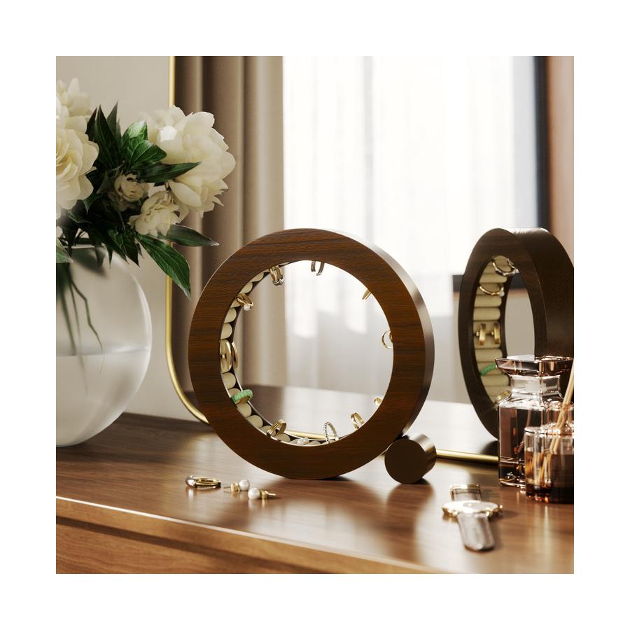 Umbra Ferris Jewellery Organiser Walnut Walnut