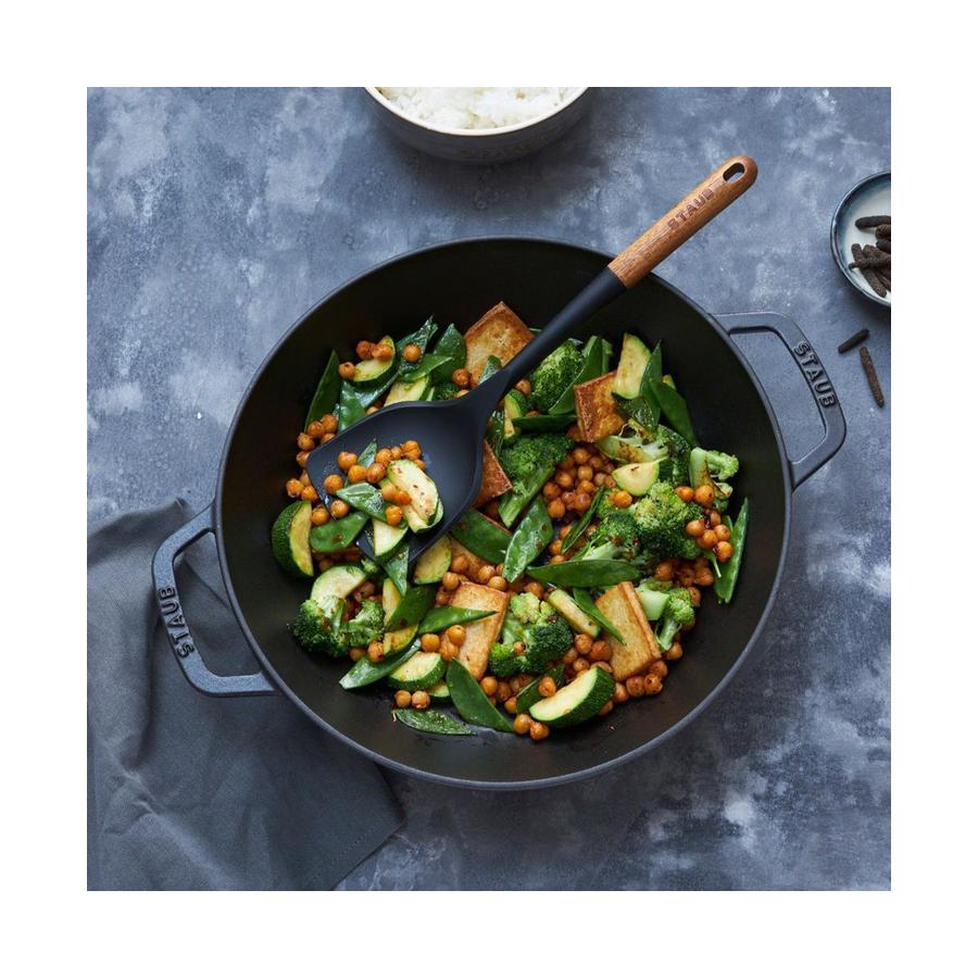 Staub 26cm (3.3L) Saute Pan Chistera Black Black