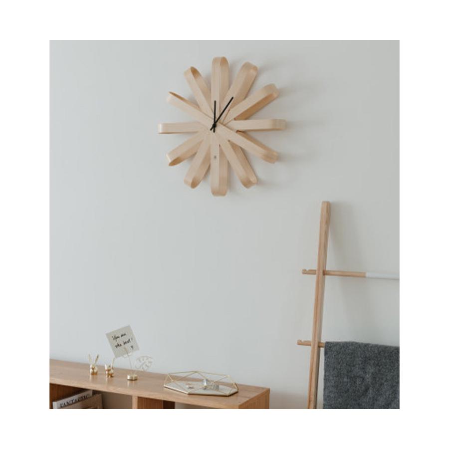 Umbra Ribbonwood Wall Clock Natural Natural