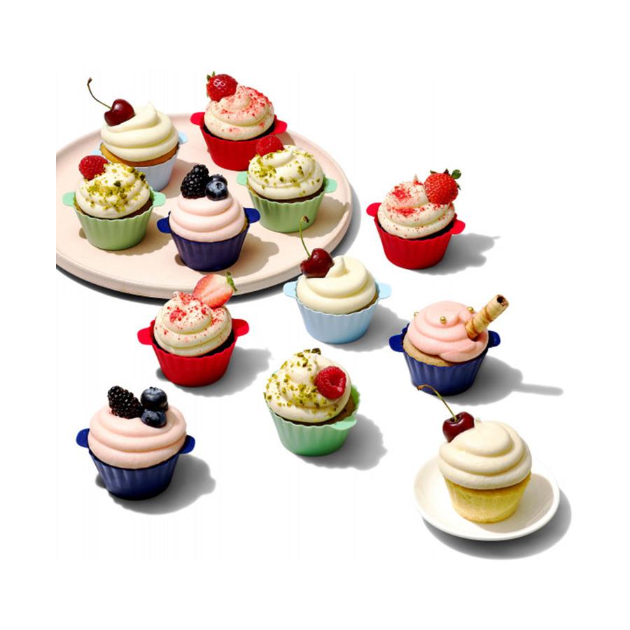 OXO Good Grips Silicone Baking Cups (12 Pack) Multi Coloured Multi Coloured