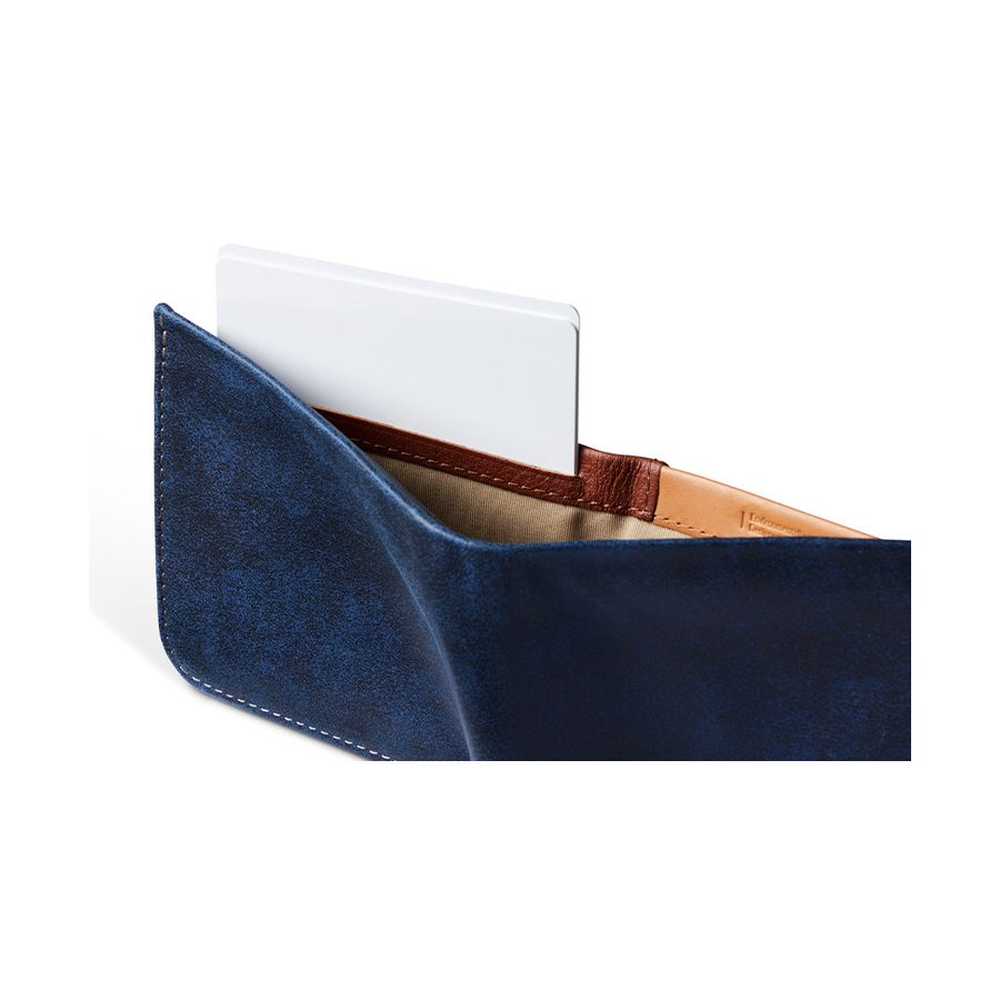 Bellroy RFID Hide & Seek HI Leather Wallet Ocean Ocean