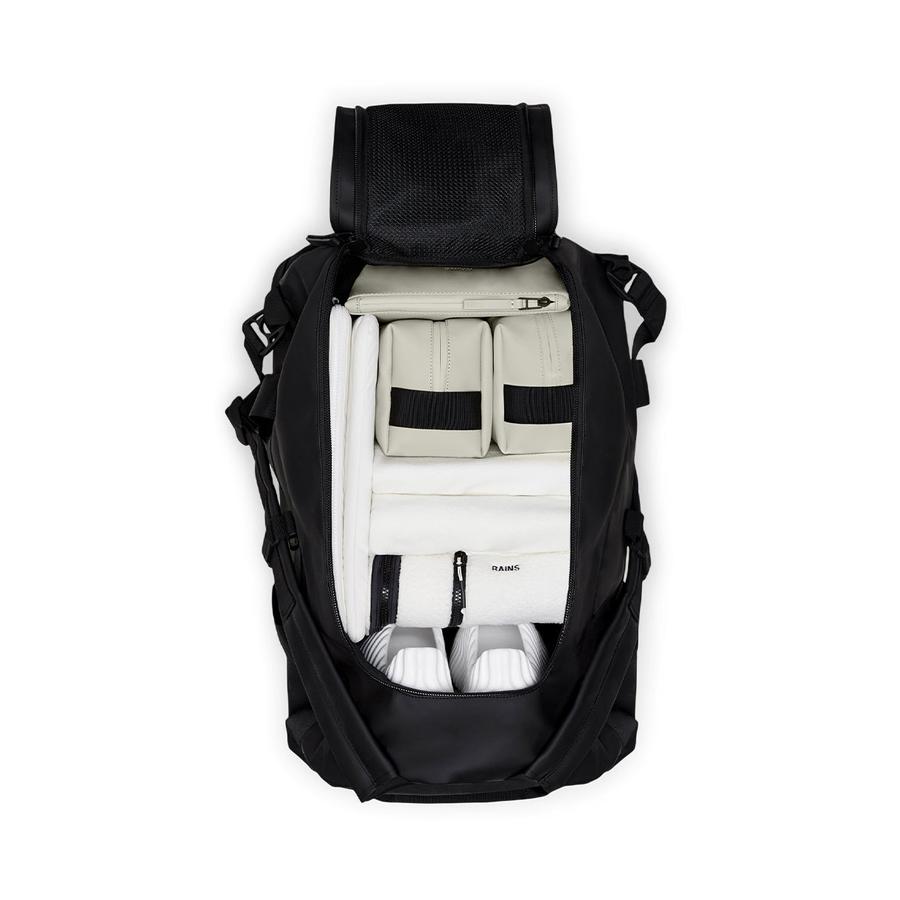 Rains Texel Duffle Bag Small Black Black