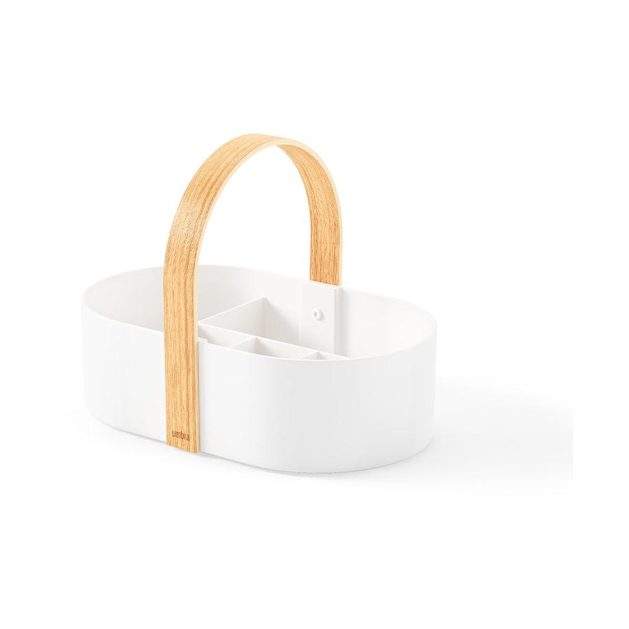 Umbra Bellwood Caddy White/Natural White/Natural