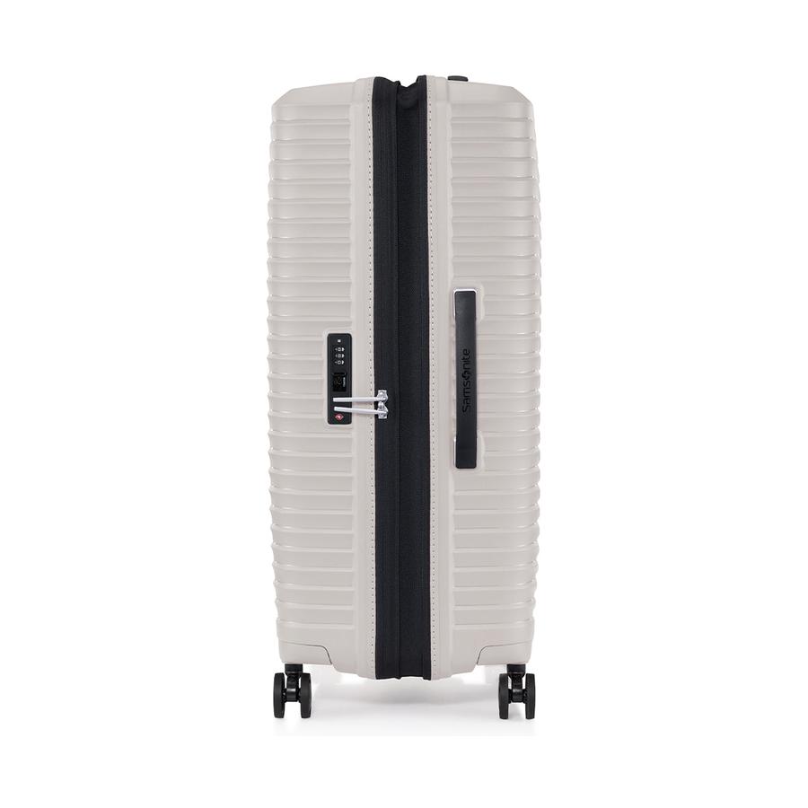Samsonite Upscape 81cm Hardside Checked Suitcase Stone Grey Stone Grey