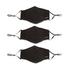 Explorer Face Mask - 3 Pack Black