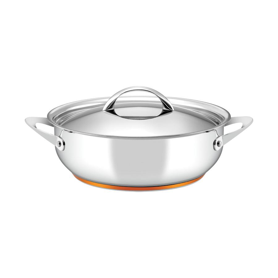 Essteele Per Vita 28cm (5.2L) Covered Sauteuse Pan Stainless Steel Stainless Steel
