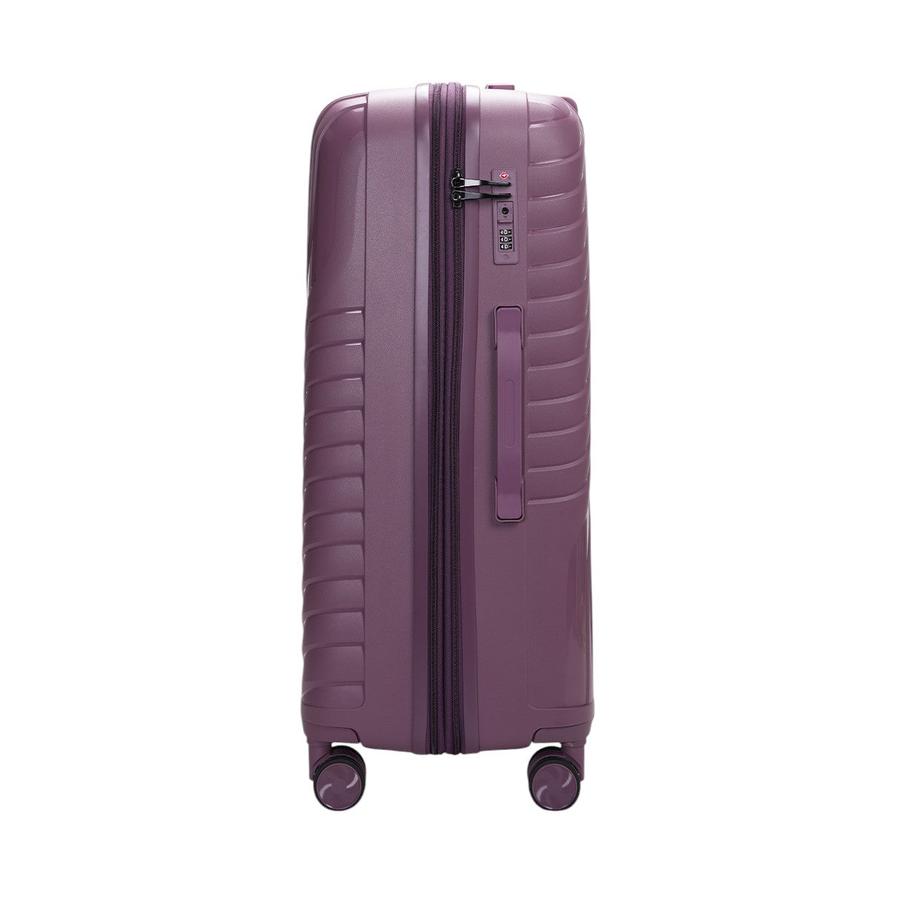 Nomad Journey 75cm Hardside Checked Suitcase Purple Purple