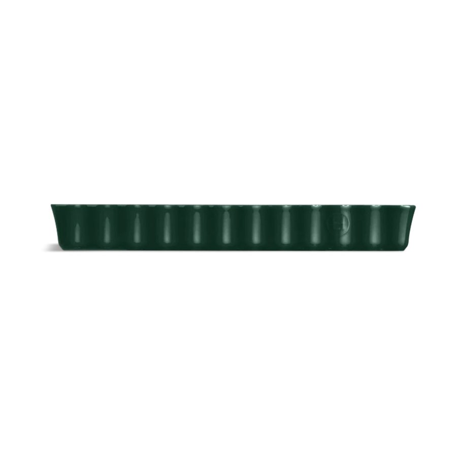 Emile Henry Slim Rectangular Tart Dish Cedar Cedar