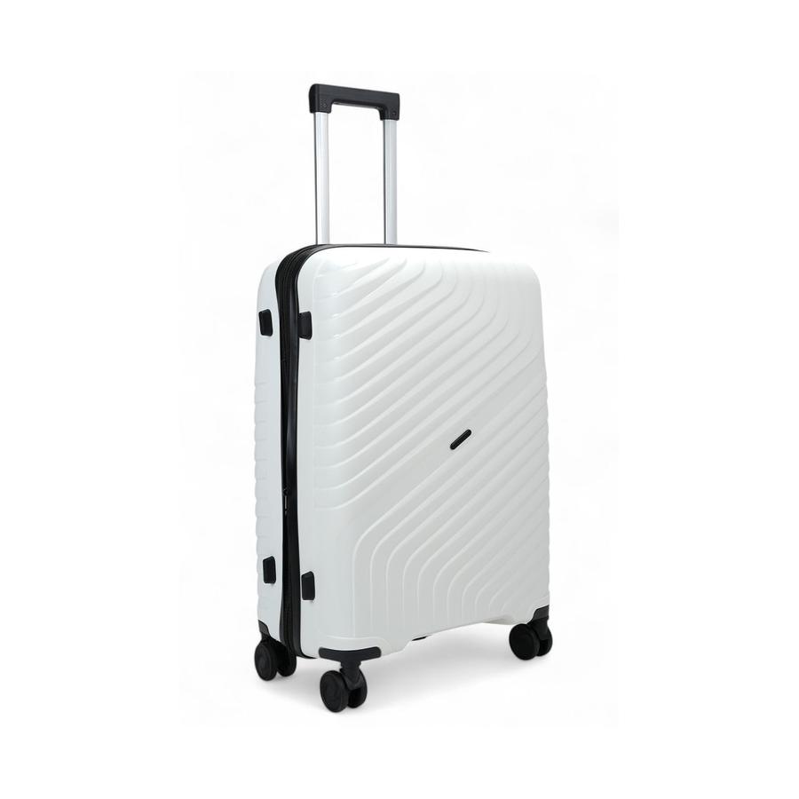 Nomad Journey 56cm & 66cm Hardside Luggage Set White White