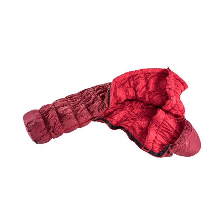 Deuter Exosphere -6° Left Zip Sleeping Bag Cranberry Fire Cranberry Fire
