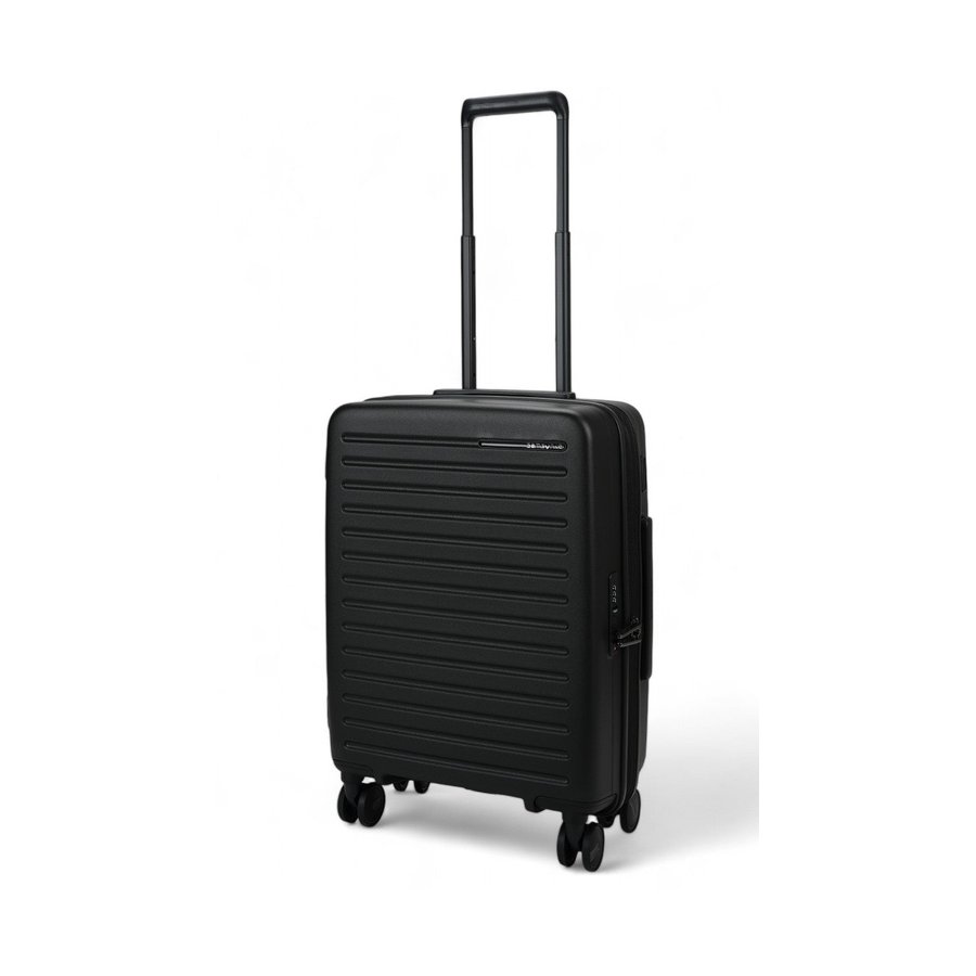 Samsonite Restackd 55cm Hardside Carry-On Suitcase Black Black