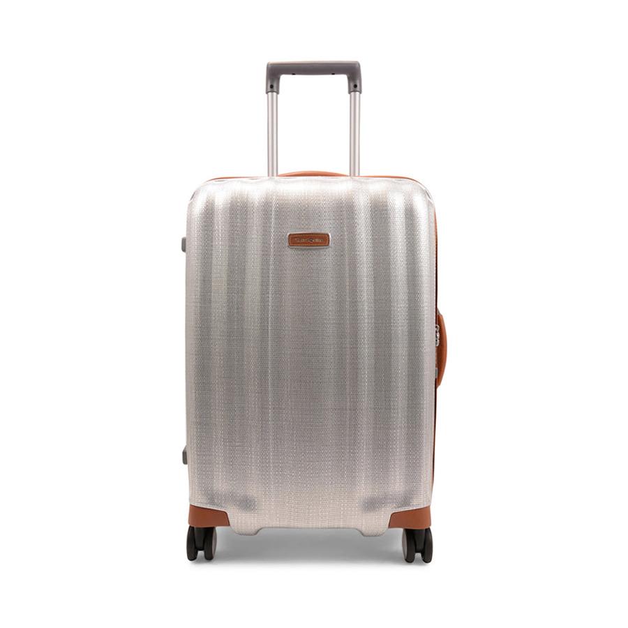 Samsonite Lite-Cube DLX 68cm CURV Spinner Suitcase Aluminium Aluminium