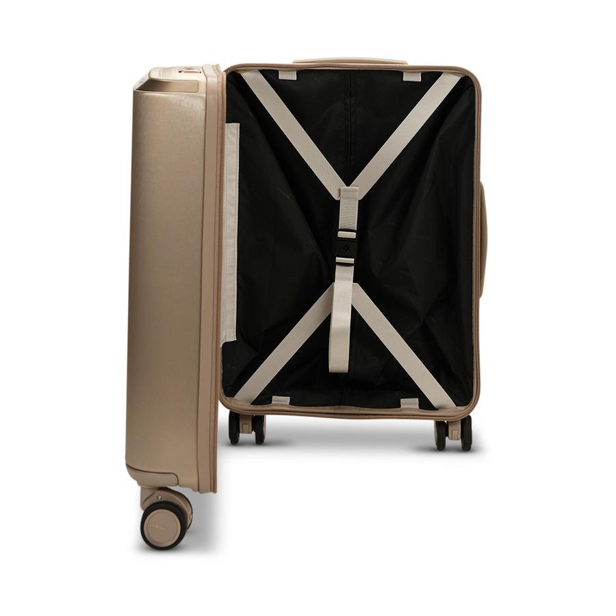 Samsonite Evoa Z 55cm Hardside Carry-On Suitcase Ivory Gold Ivory Gold