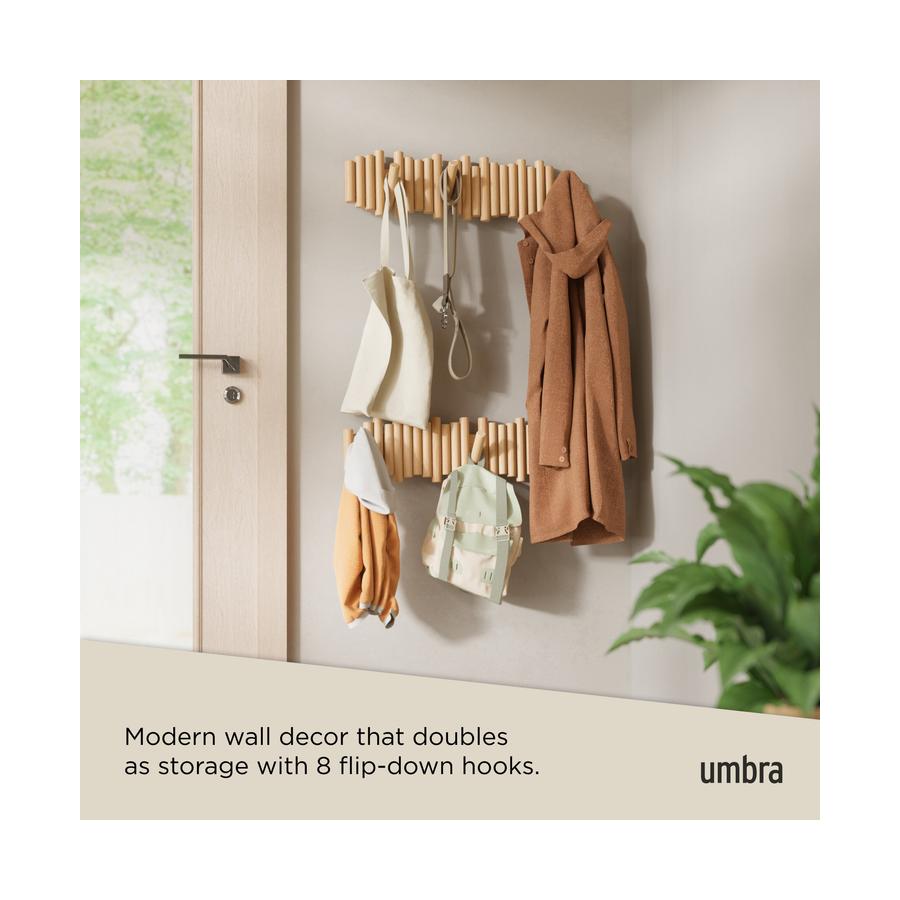 Umbra Picket 8 Wall Hook Natural Natural