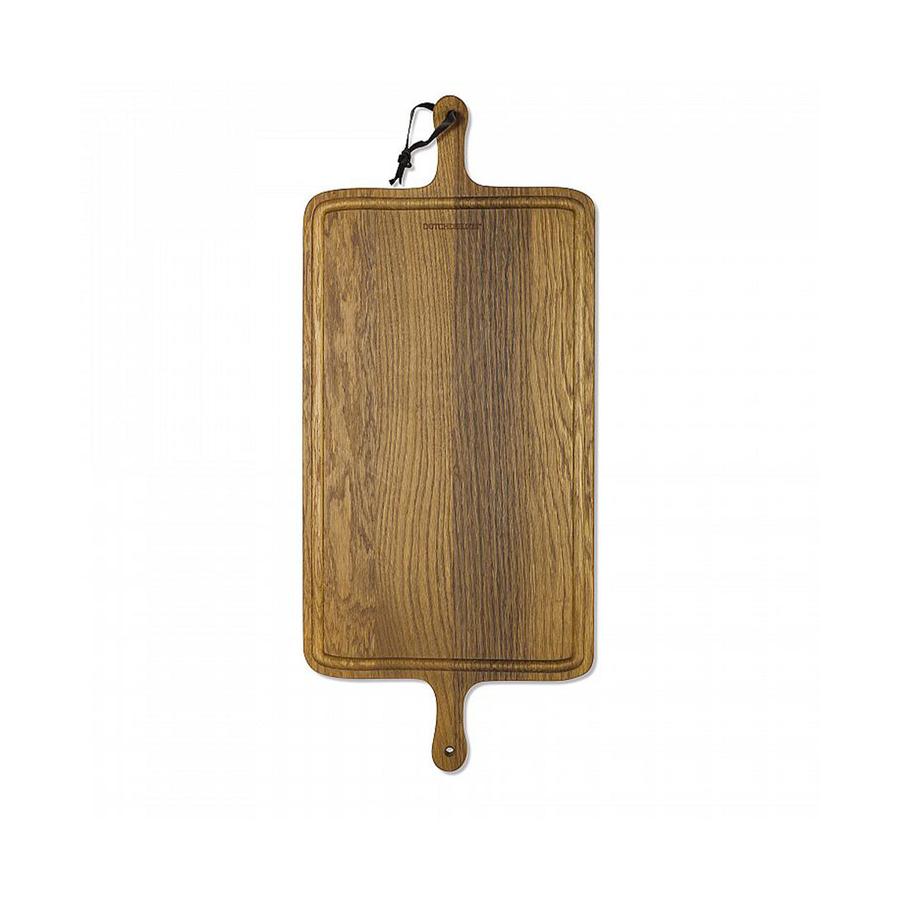 Dutch Deluxes Rectangular XL BBQ Board Oiled Smoked Oak Oiled Smoked Oak