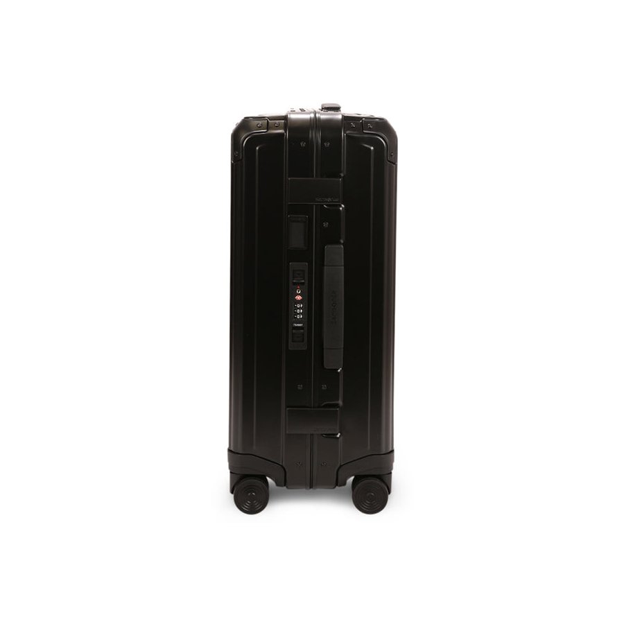 Samsonite Lite-Box ALU 55cm Hardside Carry-On Suitcase Black Black