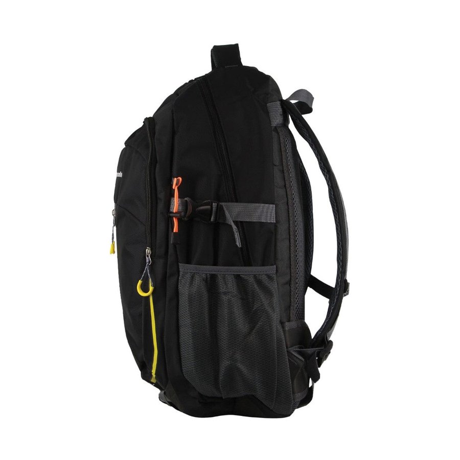 Pierre Cardin Jett Nylon Travel & Sport Large Backpack Black Black