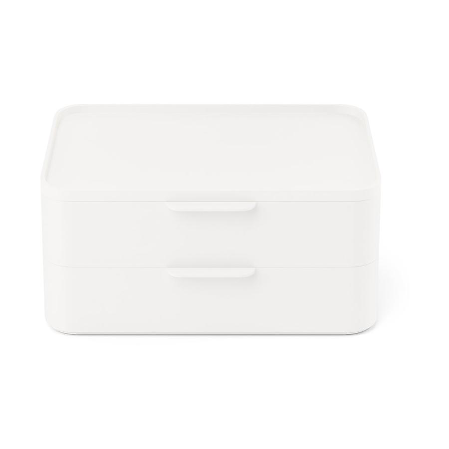 Umbra Glam Large Organiser White/Grey White/Grey