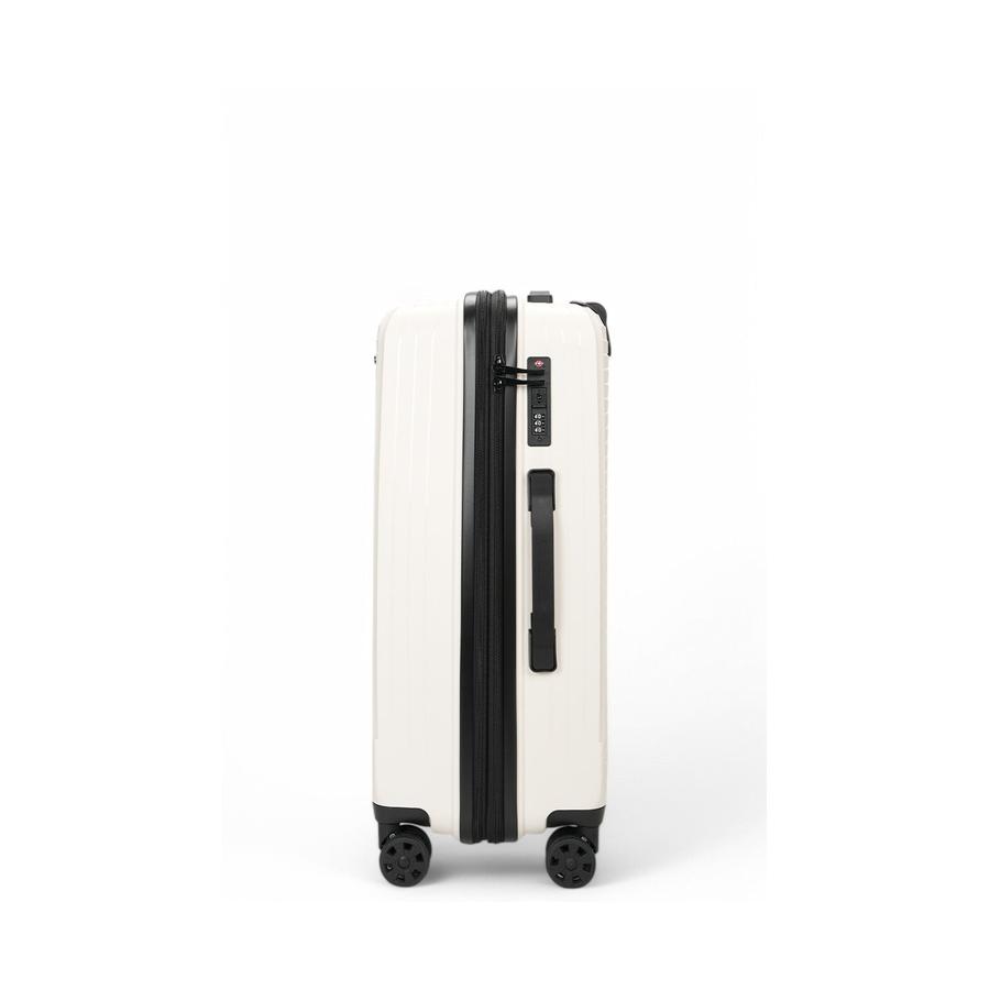 Nomad Venture 65cm Hardside Checked Suitcase White White