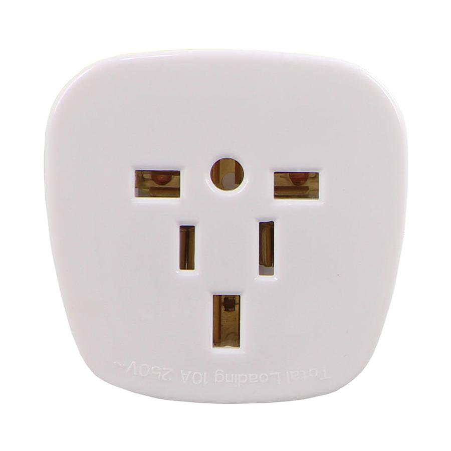 Lewis N. Clark Universal to NZ Travel Adapter White White