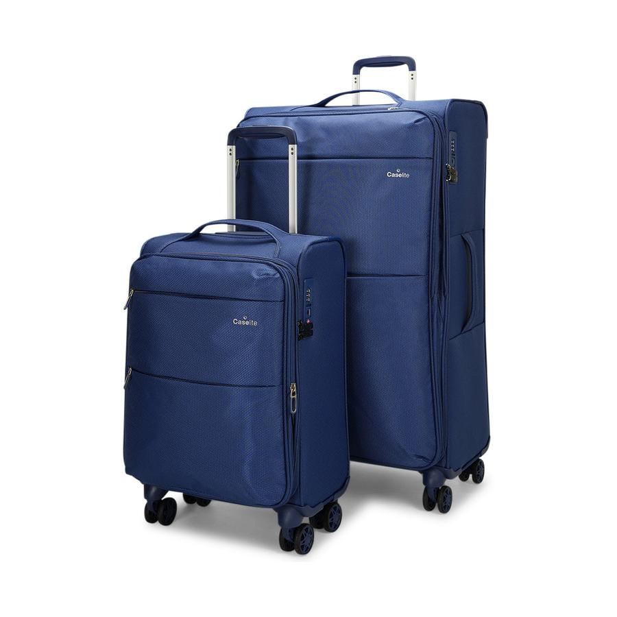 Caselite Ultra 55cm & 80cm Softside Luggage Set Navy Navy
