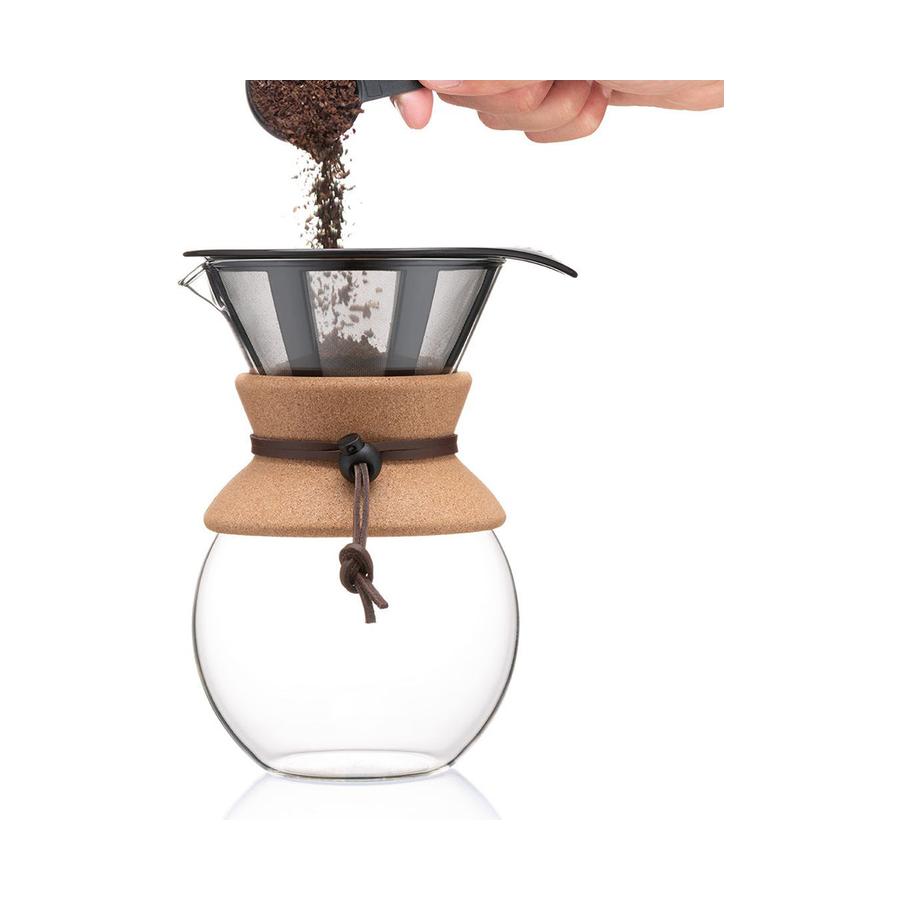 Bodum Pour Over 1L Coffee Maker with Permanent Filter Cork Cork