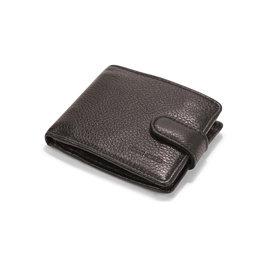Pierre Cardin Noah Men's Italian Leather RFID Wallet Black Black