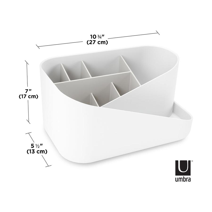 Umbra Glam Cosmetic Organiser White/Grey White/Grey