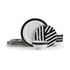 Mikasa Luxe Deco 12-Piece China Dinner Set Black/White