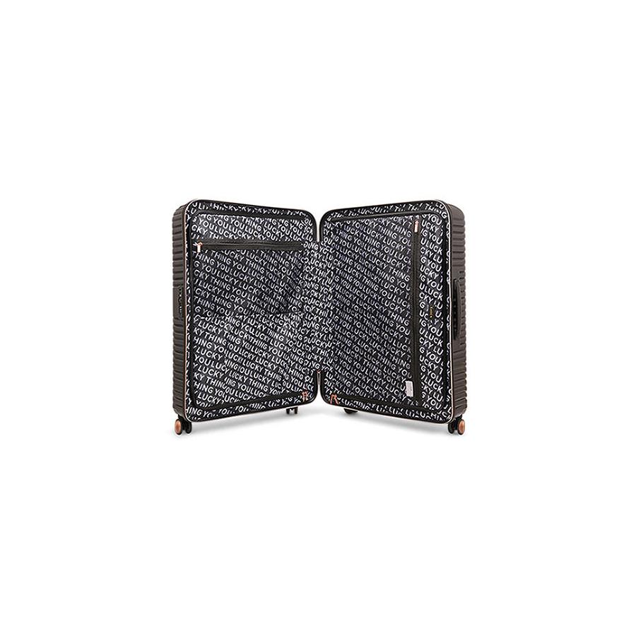 Saben Going Places 55cm, 66cm & 76cm Hardside Luggage Set Black Black