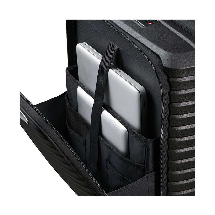 Samsonite Upscape 55cm EXP Easy Access Carry-On Suitcase Black Black