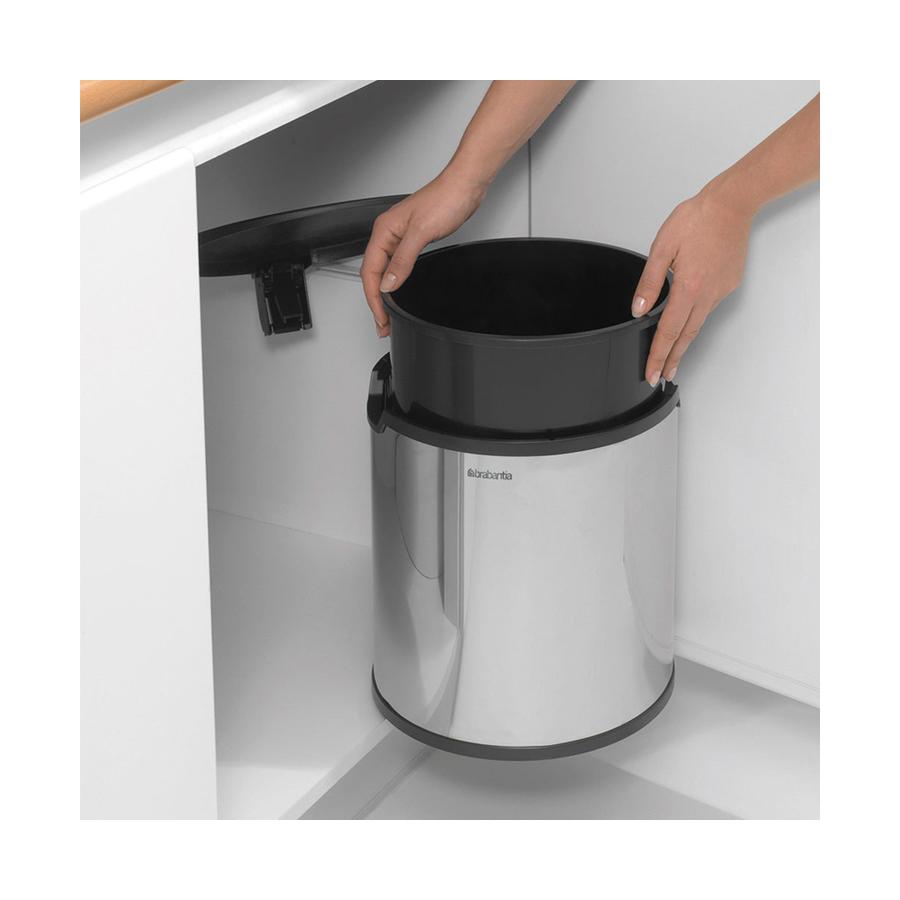 Brabantia Built-in Bin (15L) Brilliant Steel Brilliant Steel