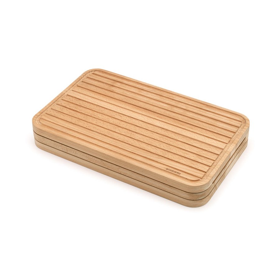 Brabantia Profile Wooden Chopping Board (Set of 3) - Slice & Dice Wood Wood