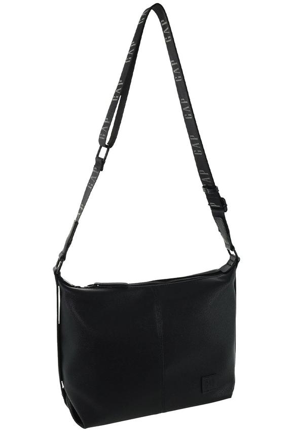 Gap Essenza Ladies Vegan Leather Rectangular Crossbody Bag Black
