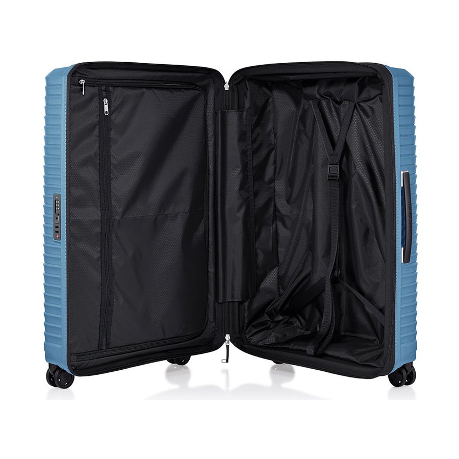 Samsonite Upscape 75cm Hardside Checked Suitcase Ocean Blue Ocean Blue