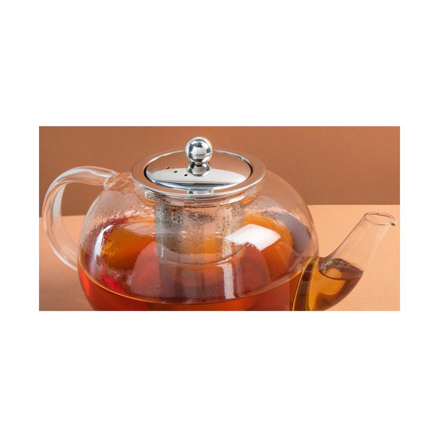 La Cafetiere 1.5L Glass Teapot with Stainless Steel Infuser Clear Clear