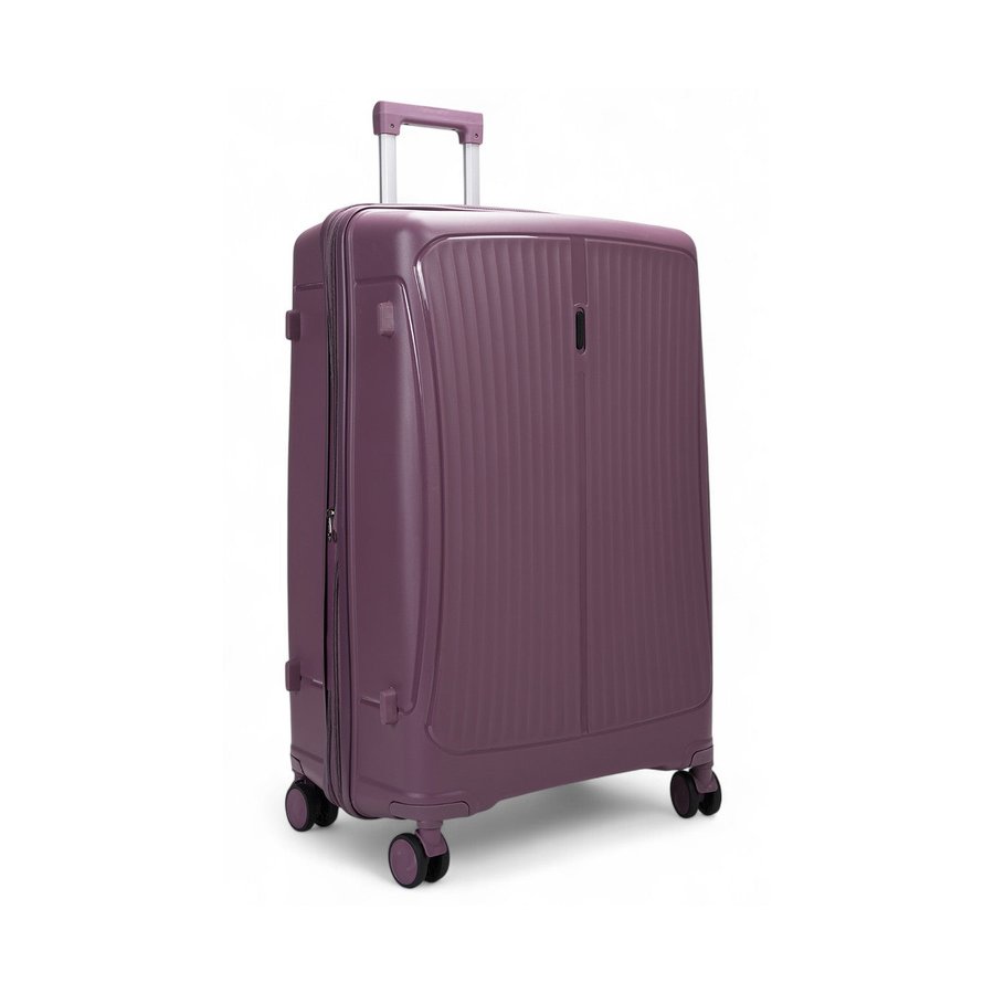 Nomad Quest 75cm Hardside Checked Suitcase Purple Purple