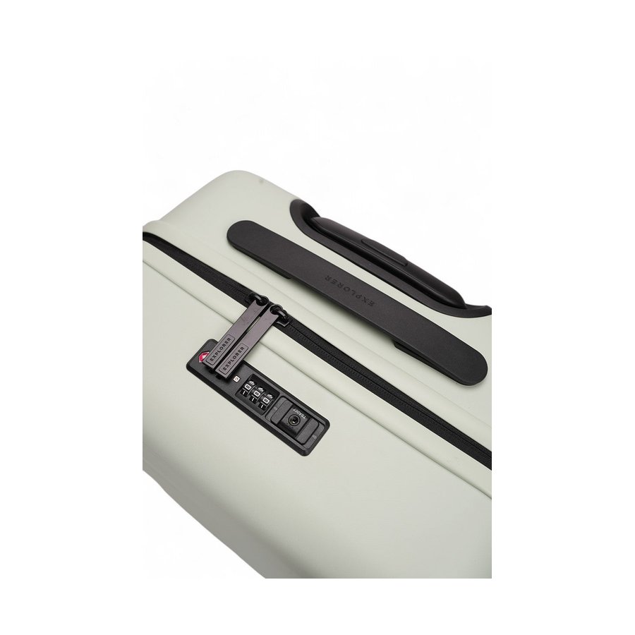 Explorer Luna-Air 55cm Front Access Hardside Carry-On Suitcase Mint Mint