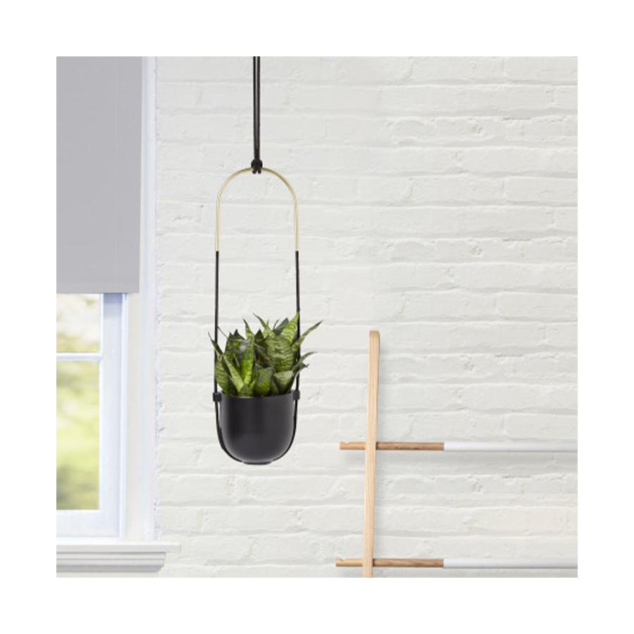 Umbra Bolo Hanging Planter Black Black