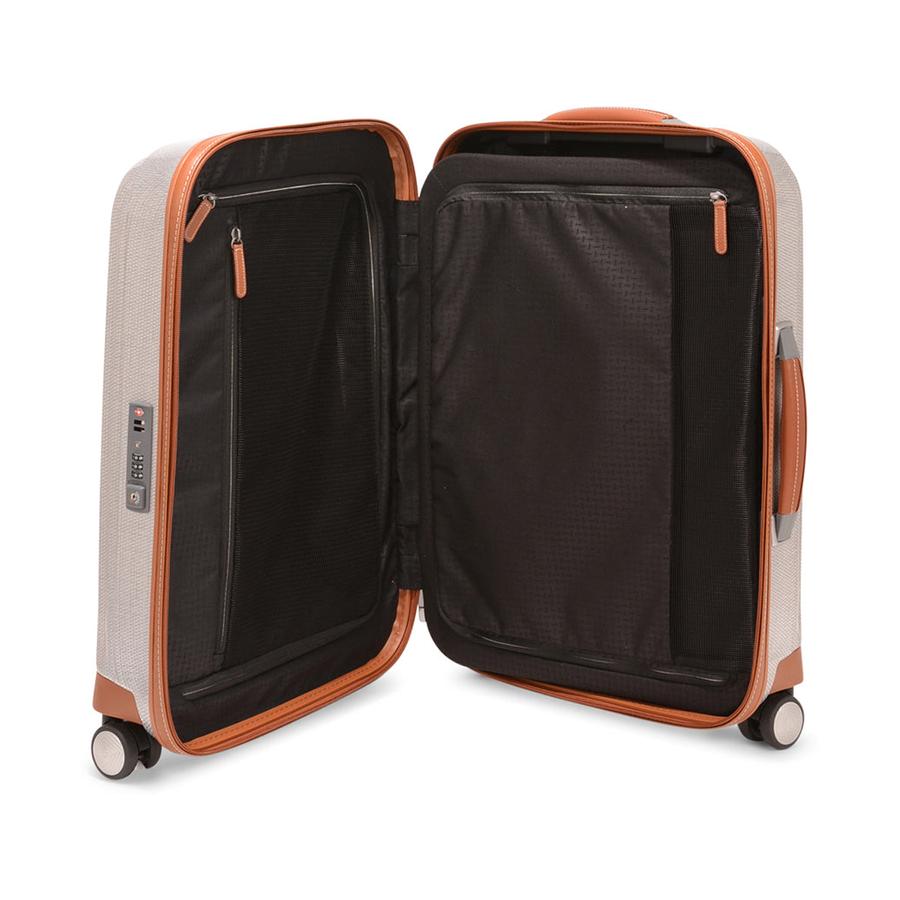 Samsonite Lite-Cube DLX 55cm CURV Carry-On Spinner Suitcase Aluminium Aluminium