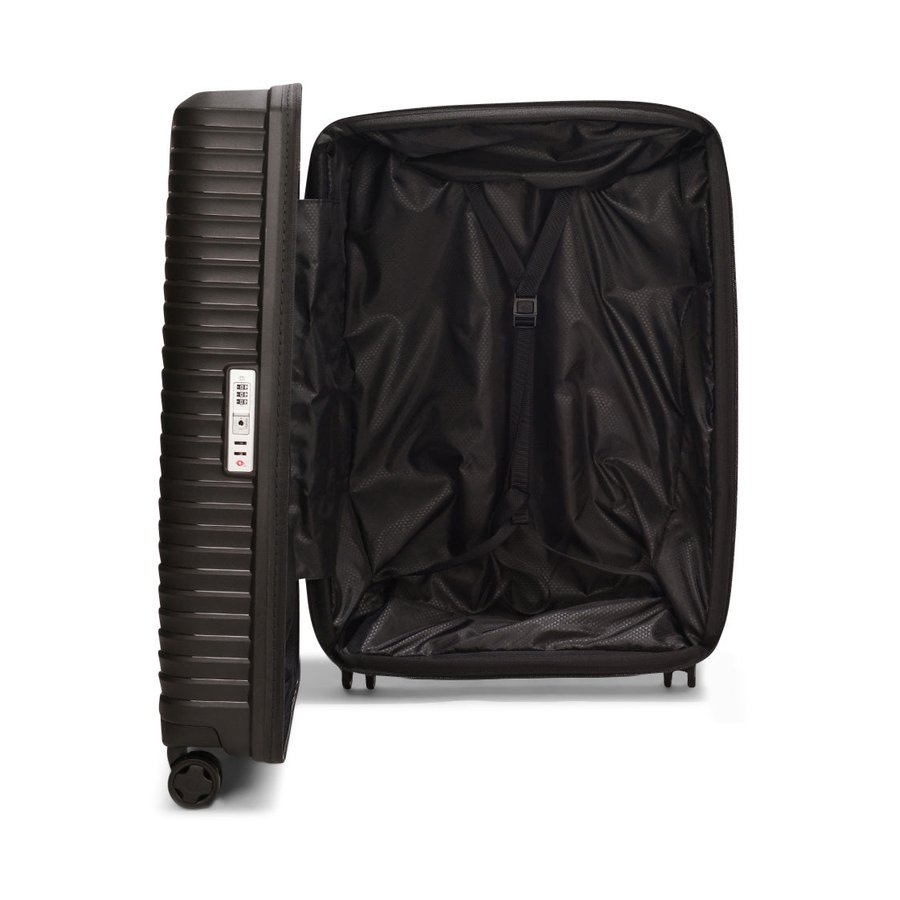 Samsonite Upscape 55cm Easy Access & 75cm Hardside Luggage Set Black Black