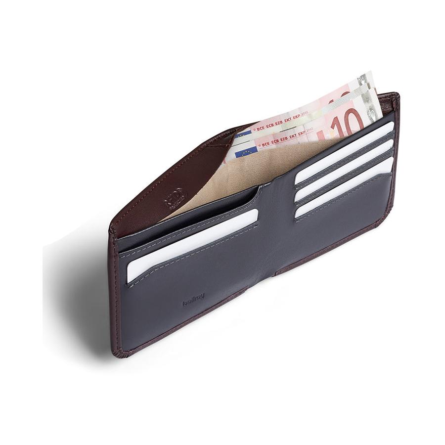 Bellroy RFID Hide & Seek HI Leather Wallet Deep Plum Deep Plum