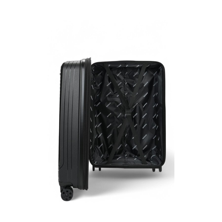 Nomad Venture 56cm & 65cm Hardside Luggage Set Black Black