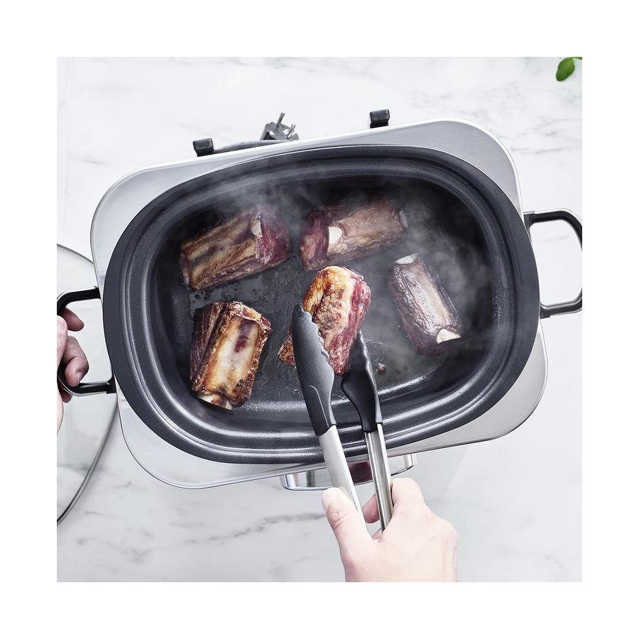 GreenPan Slow Cooker 6L Cloud Cream Cloud Cream