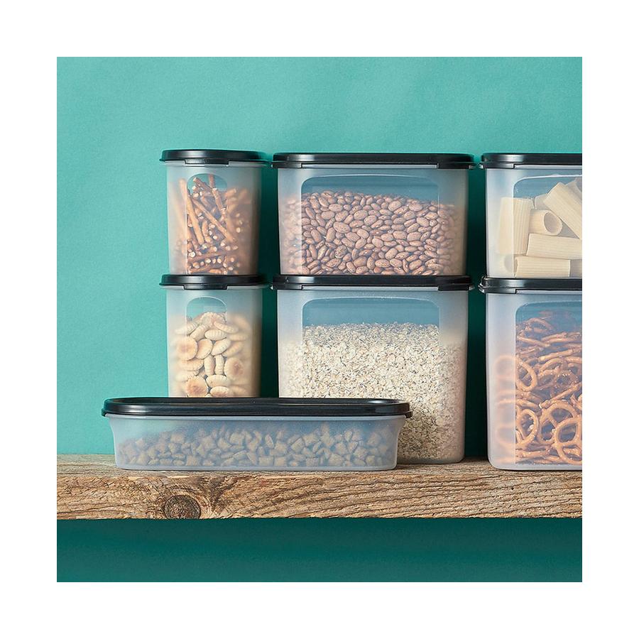 Tupperware Modular Mates Super Oval #1 Black Black