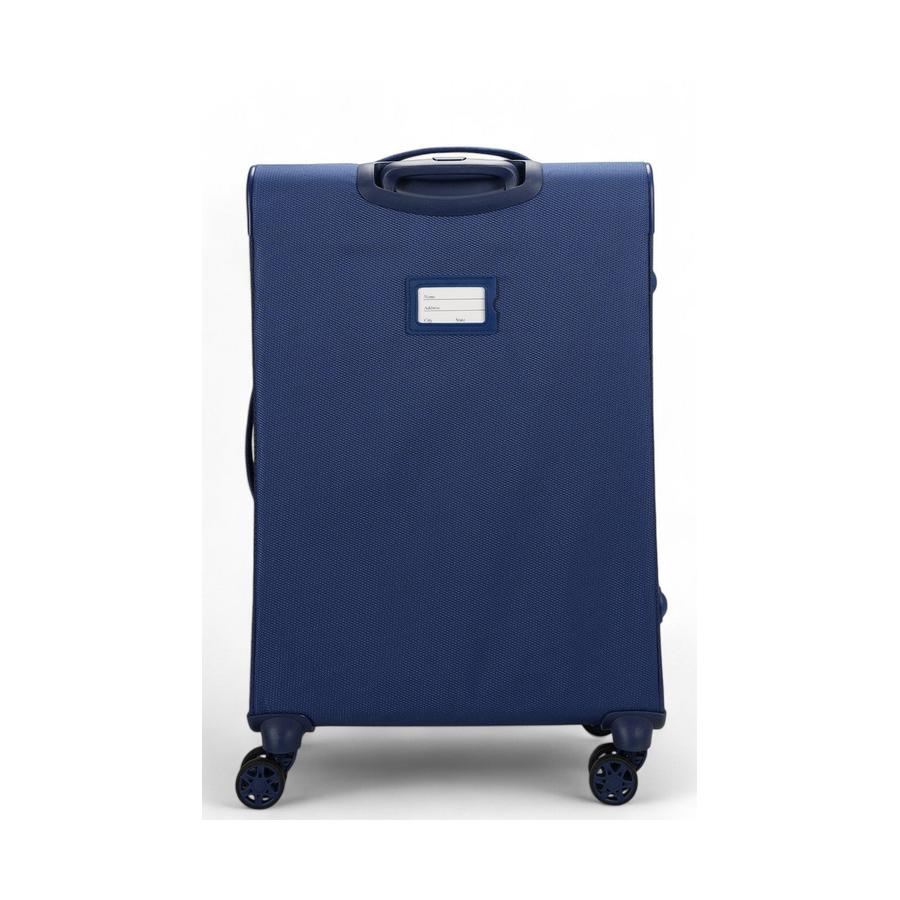 Caselite Ultra 69cm Softside Checked Suitcase & Laptop Bag Set Navy Navy