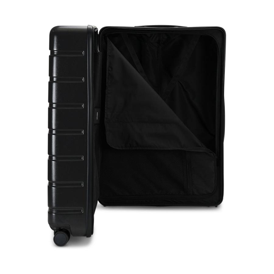 Explorer Arlo Pro 52cm Front Access, 65cm & 75cm Hardside Luggage Set Black Black